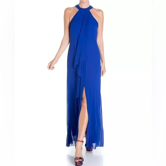 going out halter dress Lolanie Halter Maxi Dress L | XL | White | Womens main image 0